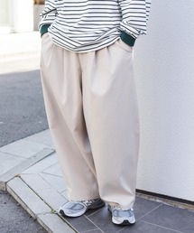 WEGO | WEGO/TR裏起毛2タックボリュームスラックス(スラックス)