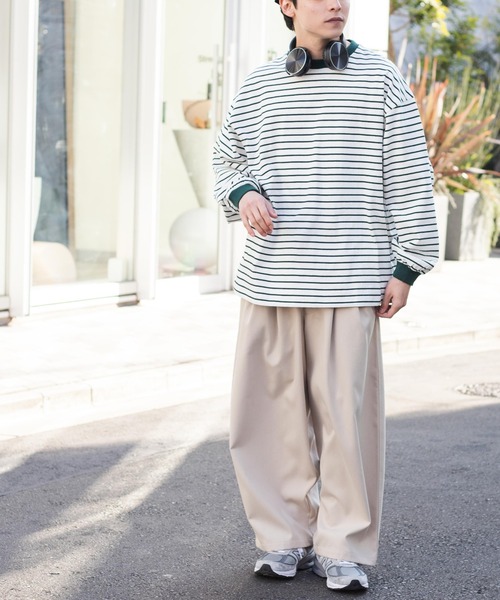 WEGO（ウィゴー）の「WEGO/TR裏起毛2タックボリュームスラックス（スラックス・メンズ・オフホワイト/ベージュ・MEDIUM/LARGE）」の12枚目の写真