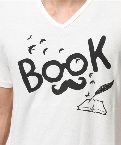 rehacer(レアセル)の「Book Life(Tシャツ/カットソー・メンズ・ホワイト/ブラック/チャコールグレー/ネイビー/ブルーグリーン/ワインレッド・MEDIUM/SMALL/LARGE/X-LARGE)」の12枚目の写真