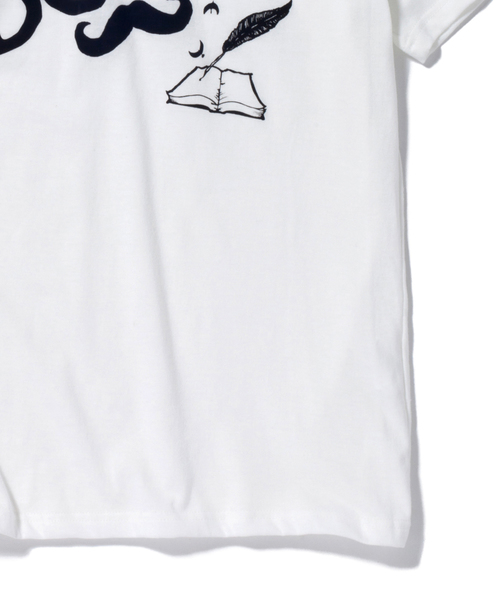 rehacer(レアセル)の「Book Life(Tシャツ/カットソー・メンズ・ホワイト/ブラック/チャコールグレー/ネイビー/ブルーグリーン/ワインレッド・MEDIUM/SMALL/LARGE/X-LARGE)」の9枚目の写真