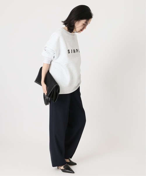 POET MEETS DUBWISE（ポエットミーツダブワイズ）の「POET MEETS DUBWISE SIMPLE SWEAT：スウェット◆（スウェット・レディース・ホワイト/ブラック/グレー・FREE）」の12枚目の写真