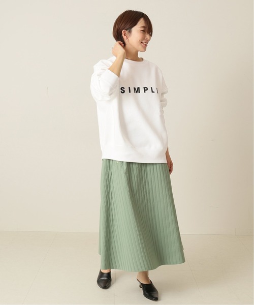 POET MEETS DUBWISE（ポエットミーツダブワイズ）の「POET MEETS DUBWISE SIMPLE SWEAT：スウェット◆（スウェット・レディース・ホワイト/ブラック/グレー・FREE）」の18枚目の写真