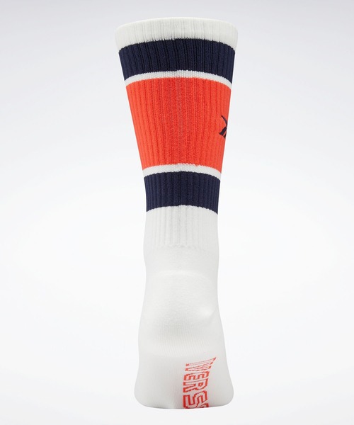 Reebok(リーボック)の「クラシックス バスケットボール ソックス / Classics Basketball Socks(ソックス/靴下・メンズ・ホワイト×ブラック/ホワイト×ネイビー・SMALL/MEDIUM/LARGE/X-LARGE)」の6枚目の写真