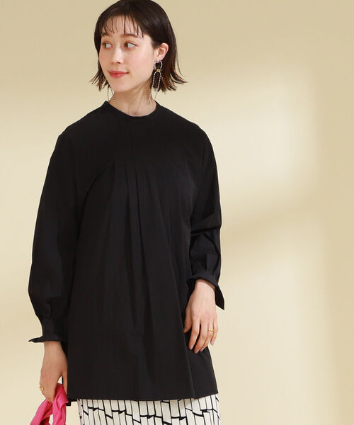 Ray BEAMS（レイビームス）の「Ray BEAMS / バック オープン タック ブラウス（シャツ/ブラウス・レディース・ホワイト/ブラック/ミント・ONE SIZE）」の5枚目の写真