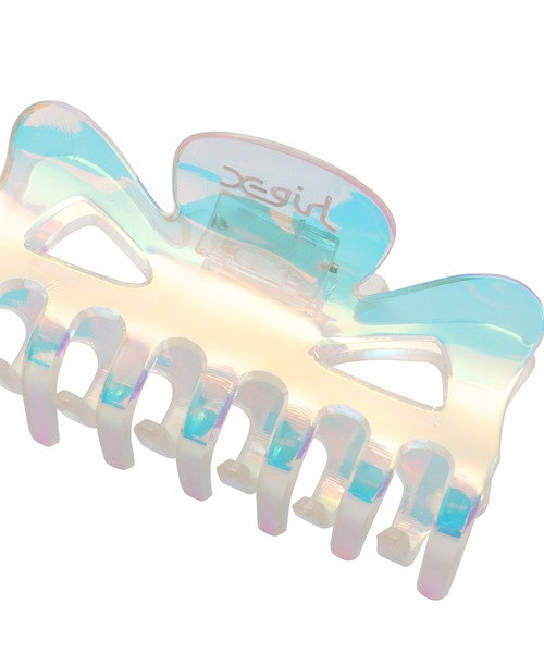 X-girl（エックスガール）の「CLAW CLIP（バレッタ/ヘアクリップ・レディース・クリア/ブルー・ONE SIZE）」の9枚目の写真
