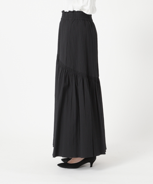 JOURNAL STANDARD（ジャーナルスタンダード）の「シュリンクコットンギャザースカート◆（スカート・レディース・ホワイト/ブラック/ブルー・38/36）」の19枚目の写真