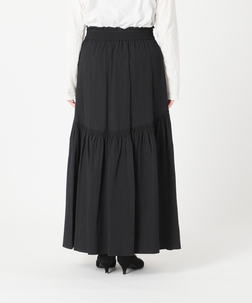 JOURNAL STANDARD（ジャーナルスタンダード）の「シュリンクコットンギャザースカート◆（スカート・レディース・ホワイト/ブラック/ブルー・38/36）」の20枚目の写真