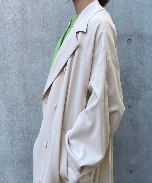 w closet（ダブルクローゼット）の「トレンチコート（トレンチコート・レディース・ライトベージュ/キナリ・FREE）」の18枚目の写真