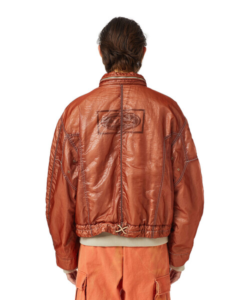 DIESEL（ディーゼル）の「メンズ ジャケット キルティング（ブルゾン・メンズ・カーキ/グレー・LARGE/SMALL/MEDIUM/X-LARGE/X-SMALL/XX-LARGE）」の12枚目の写真