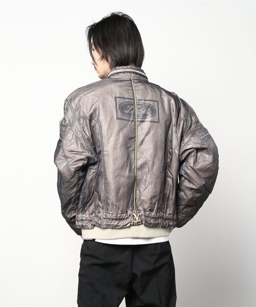 DIESEL（ディーゼル）の「メンズ ジャケット キルティング（ブルゾン・メンズ・カーキ/グレー・LARGE/SMALL/MEDIUM/X-LARGE/X-SMALL/XX-LARGE）」の5枚目の写真