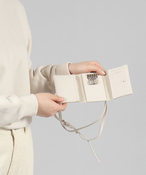 niko and...(ニコアンド)の「オリジナルショルダーマルチキーケース(キーケース/キーアクセサリー・レディース・ホワイト/ブラック/イエロー・0)」の2枚目の写真