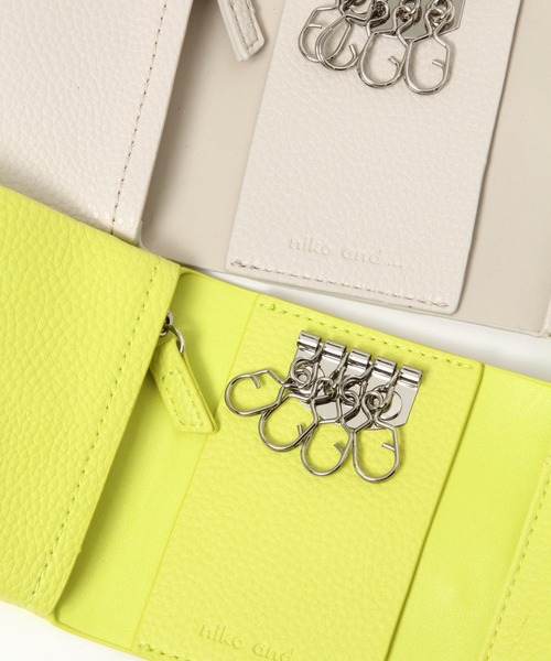 niko and...(ニコアンド)の「オリジナルショルダーマルチキーケース(キーケース/キーアクセサリー・レディース・ホワイト/ブラック/イエロー・0)」の16枚目の写真