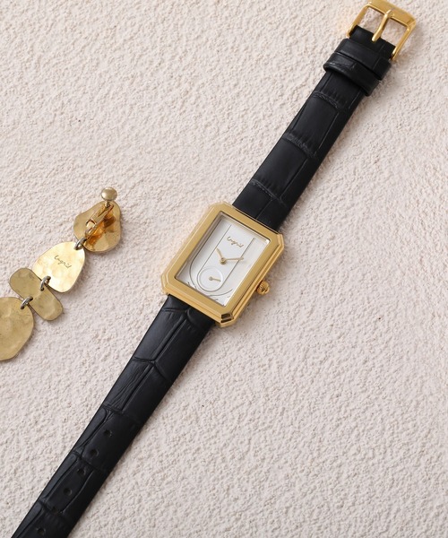 Ungrid（アングリッド）の「【ungrid/アングリッド】シグネチャー オクタゴンフェイス 腕時計（アナログ腕時計・レディース・ブラック/シルバー/グリーン/ブラック系その他/ブラウン系その他/キャメル・FREE）」の3枚目の写真