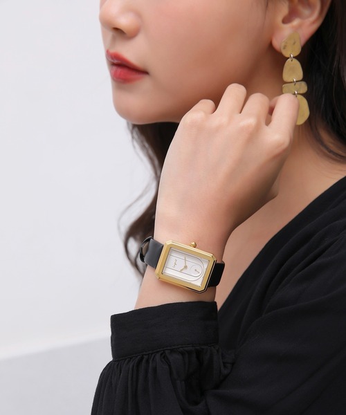 Ungrid（アングリッド）の「【ungrid/アングリッド】シグネチャー オクタゴンフェイス 腕時計（アナログ腕時計・レディース・ブラック/シルバー/グリーン/ブラック系その他/ブラウン系その他/キャメル・FREE）」の8枚目の写真