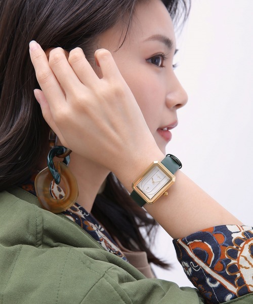 Ungrid（アングリッド）の「【ungrid/アングリッド】シグネチャー オクタゴンフェイス 腕時計（アナログ腕時計・レディース・ブラック/シルバー/グリーン/ブラック系その他/ブラウン系その他/キャメル・FREE）」の14枚目の写真