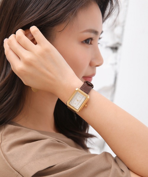 Ungrid（アングリッド）の「【ungrid/アングリッド】シグネチャー オクタゴンフェイス 腕時計（アナログ腕時計・レディース・ブラック/シルバー/グリーン/ブラック系その他/ブラウン系その他/キャメル・FREE）」の12枚目の写真