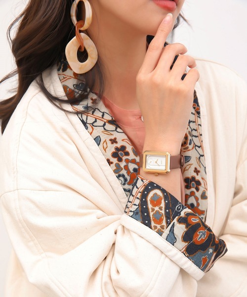 Ungrid（アングリッド）の「【ungrid/アングリッド】シグネチャー オクタゴンフェイス 腕時計（アナログ腕時計・レディース・ブラック/シルバー/グリーン/ブラック系その他/ブラウン系その他/キャメル・FREE）」の17枚目の写真