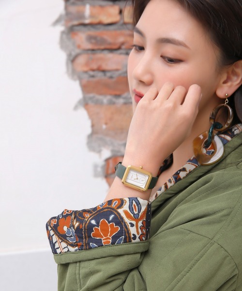 Ungrid（アングリッド）の「【ungrid/アングリッド】シグネチャー オクタゴンフェイス 腕時計（アナログ腕時計・レディース・ブラック/シルバー/グリーン/ブラック系その他/ブラウン系その他/キャメル・FREE）」の15枚目の写真