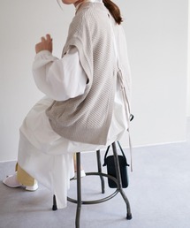 DISCOAT | バックスリットニットベスト(ベスト)