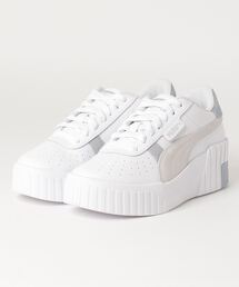 PUMA（プーマ）の「PUMA プーマ W CALI WEDGE MIX カリ ウェッジ ミックス 373906 09WHT/N.CLOUD（スニーカー）」