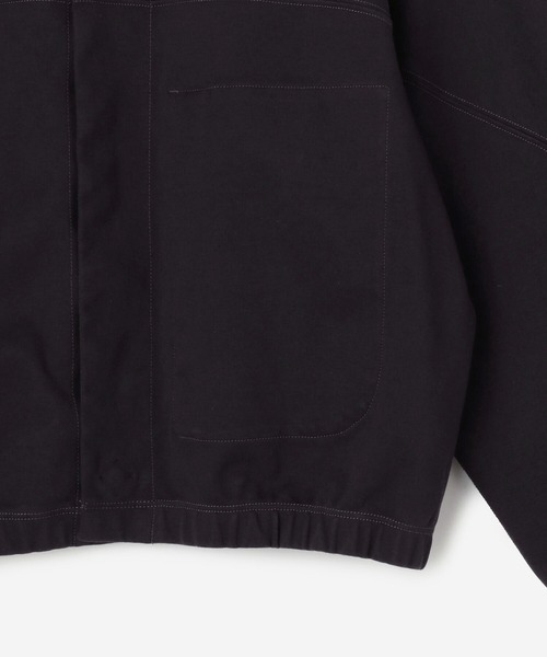 UNFIL（アンフィル）の「unfil | 〈別注〉スムースジャージー クロップドカーディガン WOMEN（カーディガン/ボレロ・レディース・ネイビー/アイボリー・1）」の12枚目の写真