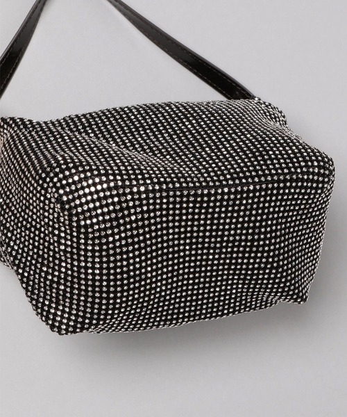 JEANASIS（ジーナシス）の「シャイニーミニバッグ/274104（ハンドバッグ・レディース・ブラック/シルバー・FREE）」の10枚目の写真