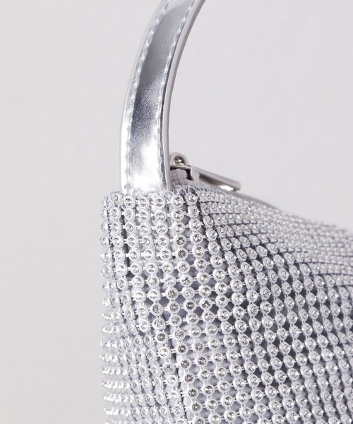 JEANASIS（ジーナシス）の「シャイニーミニバッグ/274104（ハンドバッグ・レディース・ブラック/シルバー・FREE）」の13枚目の写真