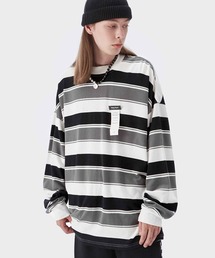 INFLATION(インフレーション)ボーダーロングTシャツ