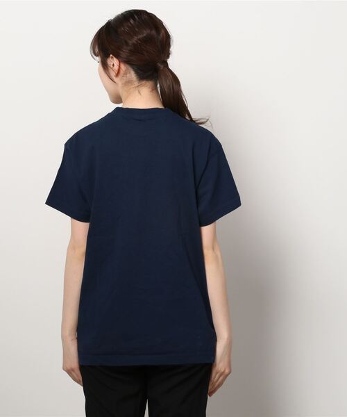 THE SHINZONE（ザ　シンゾーン）の「【LaLa Begin 6・7月号掲載】[THE SHINZONE/ザ シンゾーン] 別注 SA SORBONNE カレッジロゴプリントTシャツ（Tシャツ/カットソー・レディース・ホワイト/ネイビー・F）」の19枚目の写真