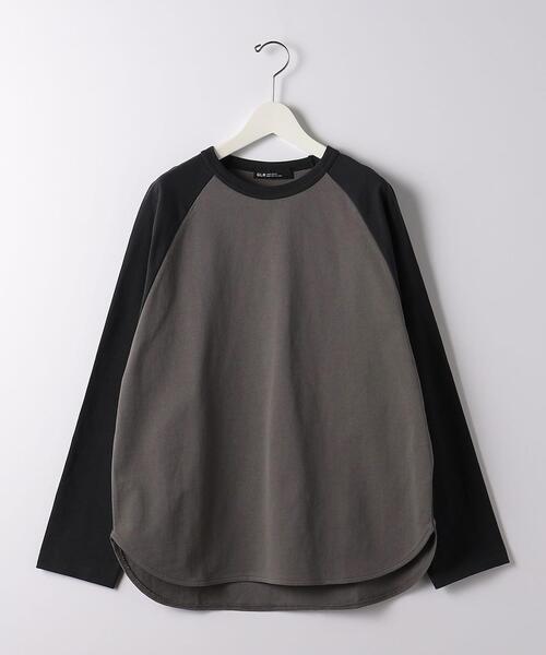 green label relaxing（グリーンレーベルリラクシング）の「オーガニック ベースボール Tシャツ（Tシャツ/カットソー・メンズ・ベージュ/ブラック/ライトブルー・M/S/XL/L）」の19枚目の写真