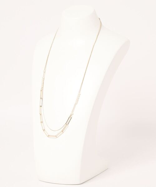 prose verse(プロズヴェール)の「パールチェーンネックレス(ネックレス・レディース・ゴールド・フリ-)」の3枚目の写真