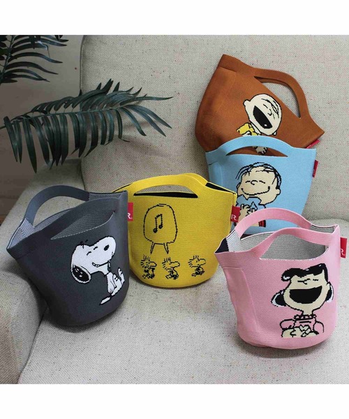 Vintage PEANUTS(ビンテージピーナッツ)の「ルートート/SNOOPY スヌーピー IP.Po-No(ポーノ).ベビールー.Peanuts-6T(トートバッグ・レディース・グレー/イエロー/ブラウン/ピンク/ブルー・FREE)」の22枚目の写真