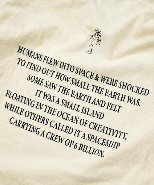 NASA（ナサ）の「【NASA】プリントTシャツ / Apollo11 Rock Tee2（Tシャツ/カットソー・レディース・チャコールグレー/アイボリー・FREE）」の21枚目の写真