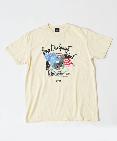 NASA（ナサ）の「【NASA】プリントTシャツ / Apollo11 Rock Tee2（Tシャツ/カットソー・レディース・チャコールグレー/アイボリー・FREE）」の19枚目の写真