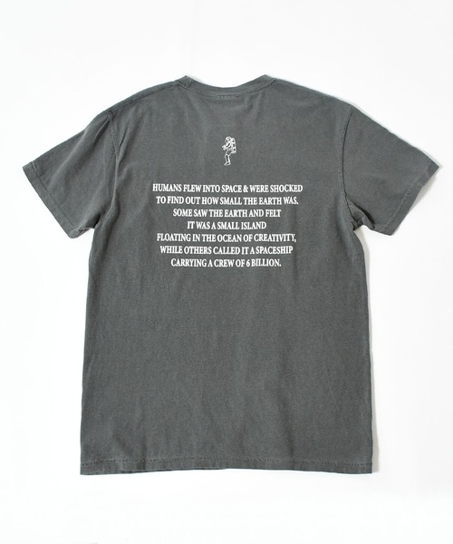 NASA（ナサ）の「【NASA】プリントTシャツ / Apollo11 Rock Tee2（Tシャツ/カットソー・レディース・チャコールグレー/アイボリー・FREE）」の14枚目の写真
