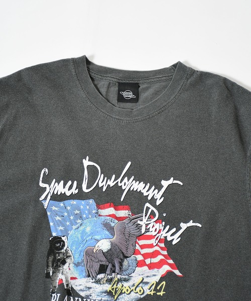 NASA（ナサ）の「【NASA】プリントTシャツ / Apollo11 Rock Tee2（Tシャツ/カットソー・レディース・チャコールグレー/アイボリー・FREE）」の16枚目の写真