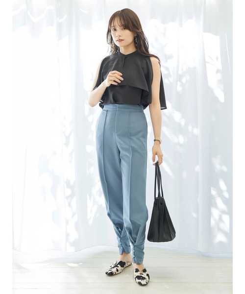 earth music&ecology（アースミュージックアンドエコロジー）の「2wayパンツ（その他パンツ・レディース・ブラック/サックスブルー/ベージュ・S/M）」の12枚目の写真