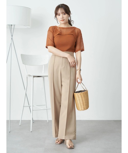 earth music&ecology（アースミュージックアンドエコロジー）の「2wayパンツ（その他パンツ・レディース・ブラック/サックスブルー/ベージュ・S/M）」の13枚目の写真