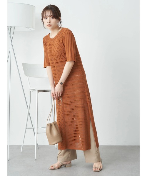 earth music&ecology（アースミュージックアンドエコロジー）の「2wayパンツ（その他パンツ・レディース・ブラック/サックスブルー/ベージュ・S/M）」の7枚目の写真