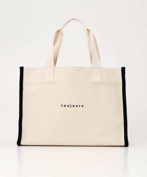 Honeys（ハニーズ）の「パイピングスクエアＢａｇ（トートバッグ・レディース・ホワイト×ブラック/ブラック/ホワイト系その他/チャコール・FREE）」の16枚目の写真