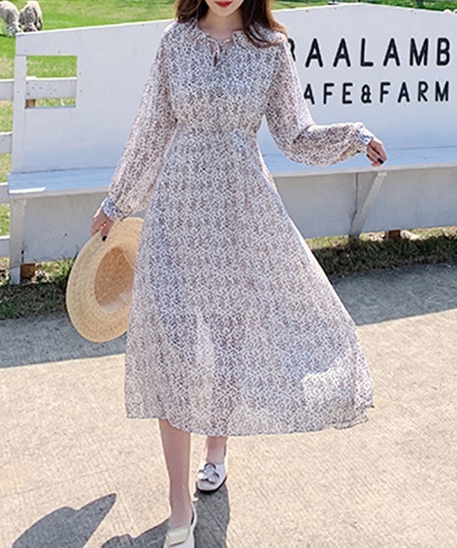 セール 襟フリルシフォンロングワンピース ワンピース Abys アビス のファッション通販 Zozotown