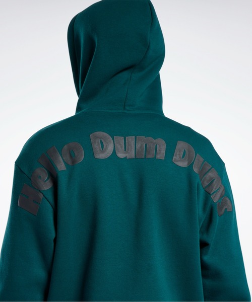 Reebok(リーボック)の「フリントストーン グレート ガズー グラフィック フーディー / THE FLINTSTONES Great Gazoo Graphic Hoodie /(スウェット・メンズ・ダークグリーン・X-SMALL/XX-LARGE/LARGE/SMALL/XXX-LARGE/MEDIUM/X-LARGE)」の4枚目の写真