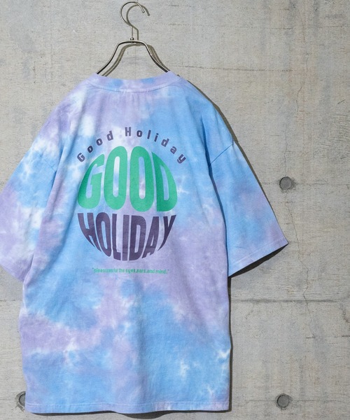 JOHN'S CLOSET（ジョンズクローゼット）の「【13】タイダイ染めプリント半袖Tシャツ（Tシャツ/カットソー・メンズ・グリーン系その他/パープル系その他/グリーン系その他2・LARGE/MEDIUM）」の18枚目の写真