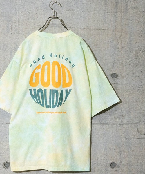 JOHN'S CLOSET（ジョンズクローゼット）の「【13】タイダイ染めプリント半袖Tシャツ（Tシャツ/カットソー・メンズ・グリーン系その他/パープル系その他/グリーン系その他2・LARGE/MEDIUM）」の19枚目の写真