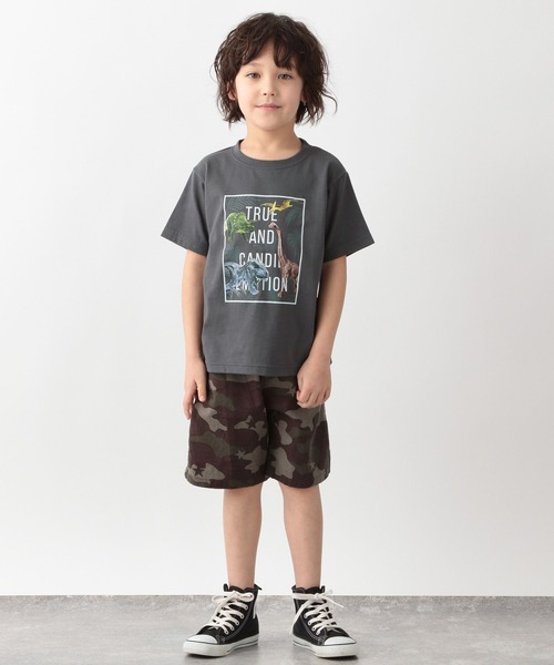 GLOBAL WORK（グローバルワーク）の「キッズ/ソフトタッチ綿麻柄ショーツ/262786（その他パンツ・キッズ・チャコールグレー/カーキ/ブラック/ホワイト・100cm/160cm/140cm/110cm/130cm/120cm/150cm）」の20枚目の写真