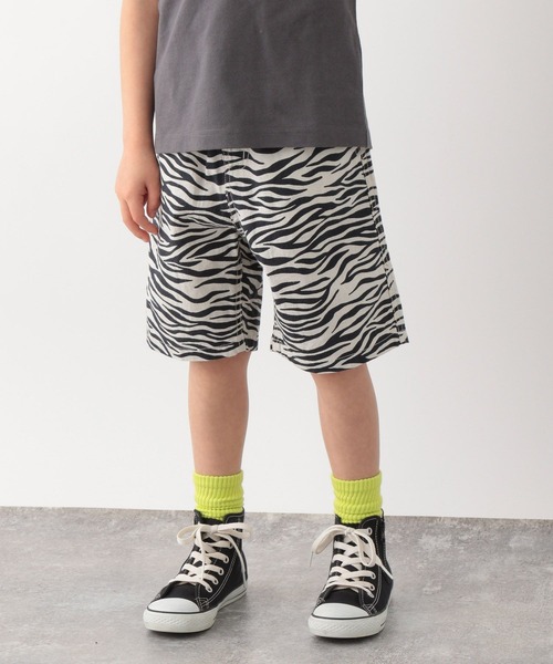 GLOBAL WORK（グローバルワーク）の「キッズ/ソフトタッチ綿麻柄ショーツ/262786（その他パンツ・キッズ・チャコールグレー/カーキ/ブラック/ホワイト・100cm/160cm/140cm/110cm/130cm/120cm/150cm）」の13枚目の写真