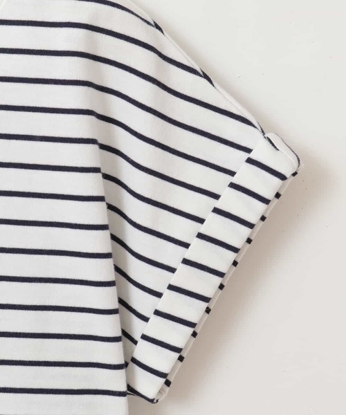 a.v.v（アーヴェヴェ）の「[100-130]アソートロゴTシャツ（Tシャツ/カットソー・キッズ・ライトパープル/ベージュ/ブラック/アイボリー・110/130/120/100）」の14枚目の写真