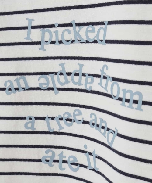 a.v.v（アーヴェヴェ）の「[100-130]アソートロゴTシャツ（Tシャツ/カットソー・キッズ・ライトパープル/ベージュ/ブラック/アイボリー・110/130/120/100）」の12枚目の写真