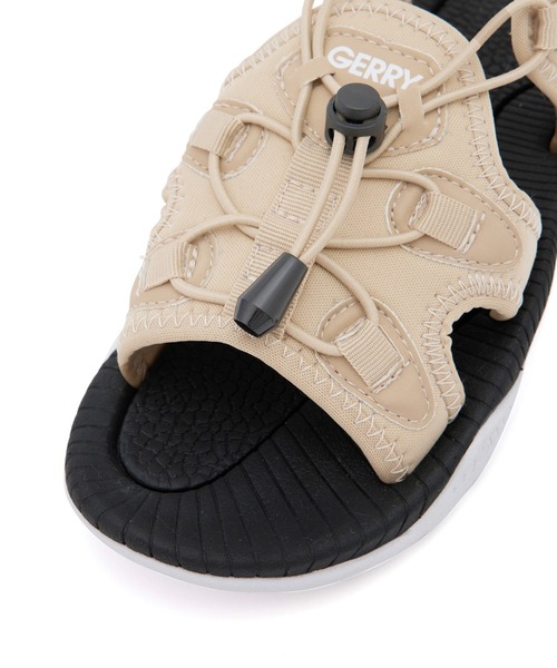 GERRY（ジェリー）の「【KIDS】【GERRY/ジェリー別注】アジャストスピンドルスニーカーサンダル（サンダル・キッズ・ベージュ/ブラック・19/20/21）」の7枚目の写真