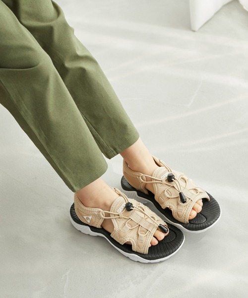 GERRY（ジェリー）の「【KIDS】【GERRY/ジェリー別注】アジャストスピンドルスニーカーサンダル（サンダル・キッズ・ベージュ/ブラック・19/20/21）」の13枚目の写真